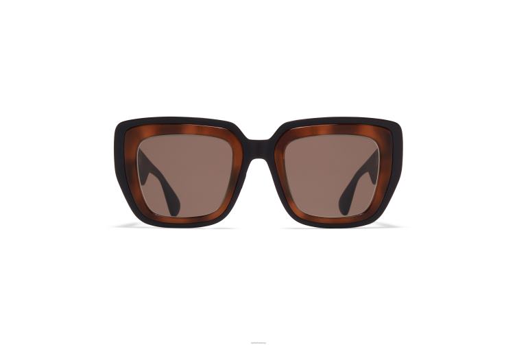 MYKITA studio13.2 Studio-Sonnenbrille Rahmen: MA5 Pitch Black/Zansibar | Gläser: Terra Solid J6D22134