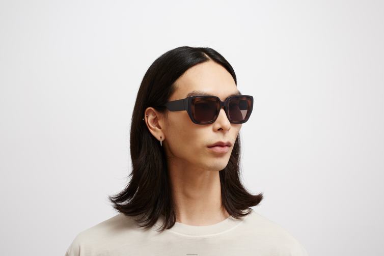 MYKITA studio13.2 Studio-Sonnenbrille Rahmen: MA5 Pitch Black/Zansibar | Gläser: Terra Solid J6D22134